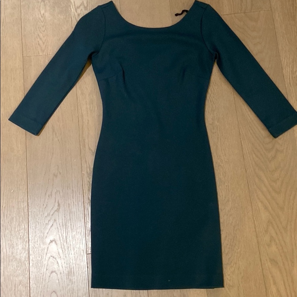 Babaton (Aritzia) Green Fitted Dress